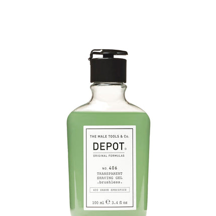 Depot, 400 Shave Specifics No. 406, Menthol, Softening &amp; Refreshing, Shaving Gel, 100 ml