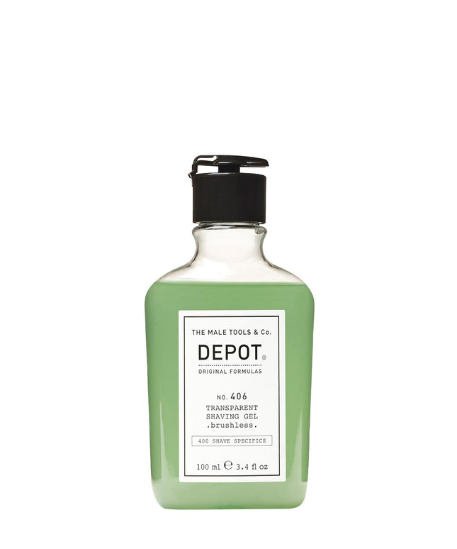 Depot, 400 Shave Specifics No. 406, Menthol, Softening &amp; Refreshing, Shaving Gel, 100 ml