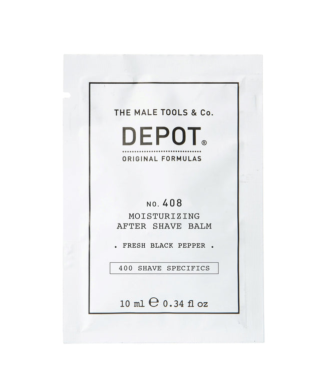Depot, 400 Shave Specifics No. 408, Fresh Black Pepper, Moisturizing, After-Shave Balm, 10 ml