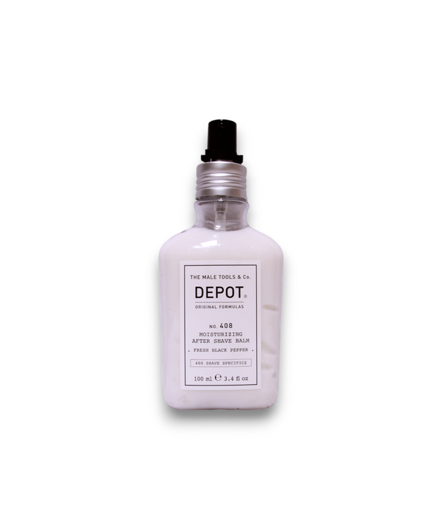 Depot, 400 Shave Specifics No. 408, Fresh Black Pepper, Moisturizing, After-Shave Balm, 100 ml