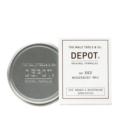 Depot, 500 Beard &amp; Mustache Specifics No. 503, Jojoba Oil, Moustache Wax, For Styling, 30 ml