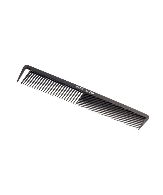 Depot, Accessories No. 703 Carbon, Hair Plastic Comb, Black