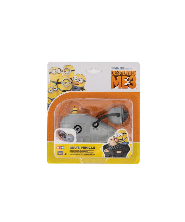 Despicable Me 3,  Gru&#x27;s Vehicle, Free Wheel Vehicles Asst, Collectible Figures, For Boys, 4+ years, 2 pcs