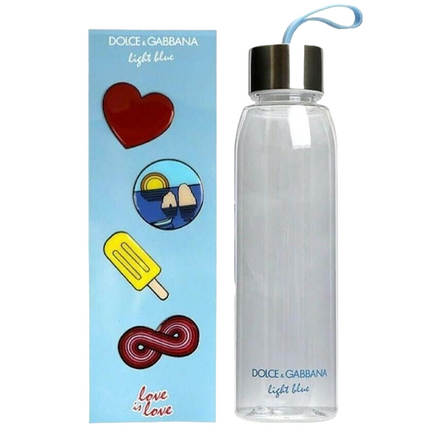 Dolce &amp; Gabbana, Light Blue Love Is Love, GWP Glass Water Bottle