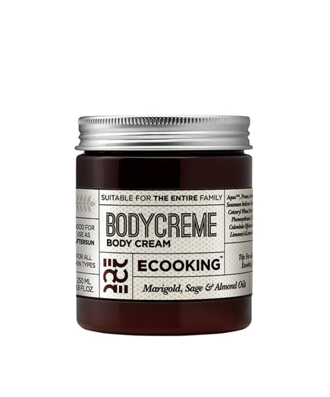 Ecooking, BodyCreme, Almond Oil, Moisturizing, Body Cream, 250 ml