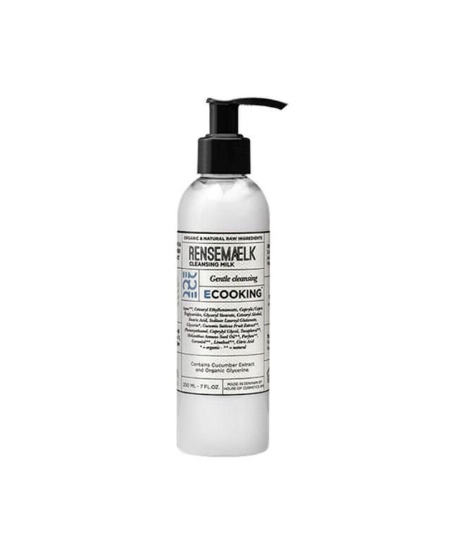 Ecooking, RenseMaelk, Cleansing and Hydrating, Cleansing Milk, For Face, 200 ml