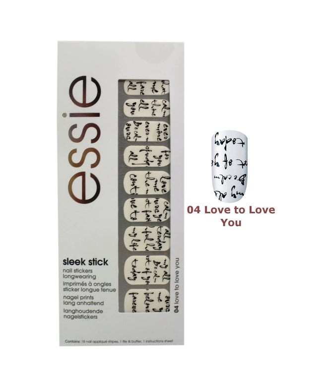 Essie, Sleek Stick, Nail Stickers, 04, Love To Love You
