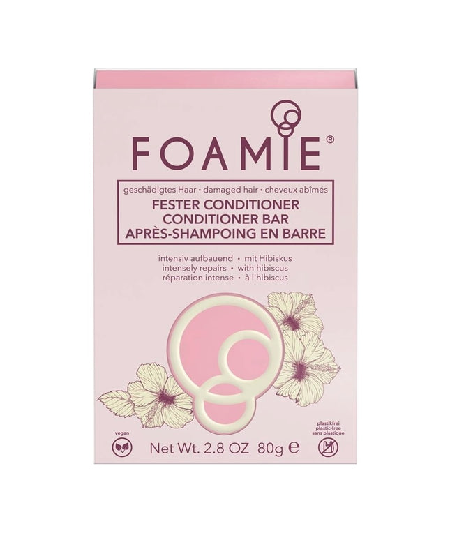 Foamie, Hibiscus, Hair Conditioner Bar, For Regeneration, 80 g