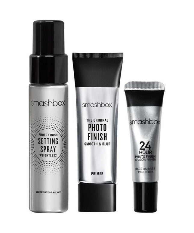 Set Smashbox: Photo Finish, Matte Finish, Liquid Primer, 12 ml + Photo Finish, Setting Spray, 30 ml + Photo Finish, Eyeshadow Primer, 7 ml