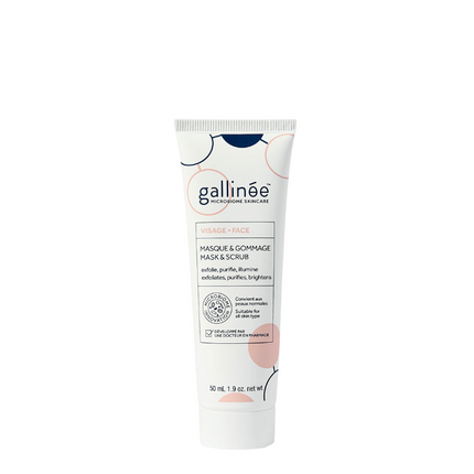 Gallinee, Microbiome Skincare, Purifying, Scrub Mask, For Face, 50 ml