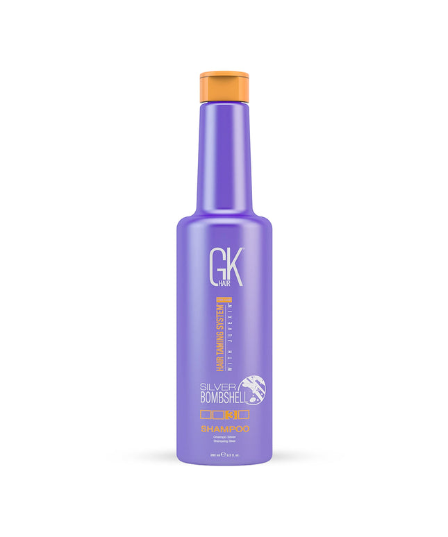 Global Keratin,  Silver Bombshell, Hair Shampoo, For Neutralisation Of Yellow Tones, 280 ml