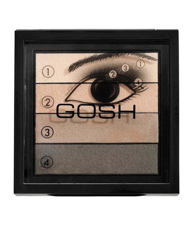 Gosh, Gosh, Eye Palette, 2, Brown, 4 g *Tester