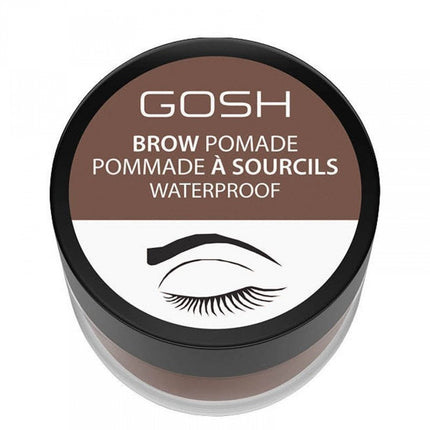 Gosh, Gosh, Waterproof, Eyebrow Pomade, 002, Greybrown, 4 ml