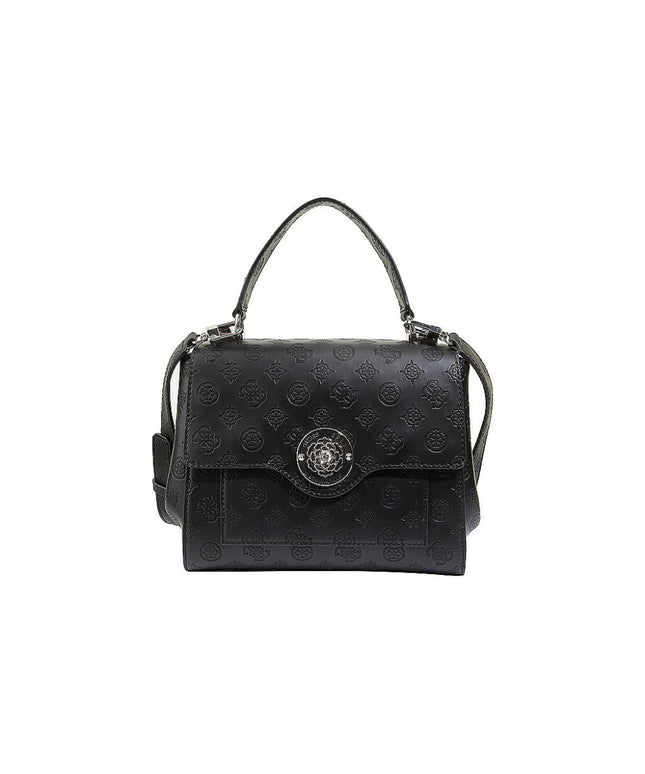 Guess, Dayane, Textile Bag, Top Handle Flap, Black, For Women