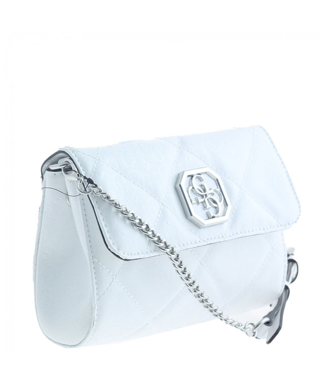 Guess, Dilla Mini Convertible Xbody, Textile Bag, Belt, White, For Women