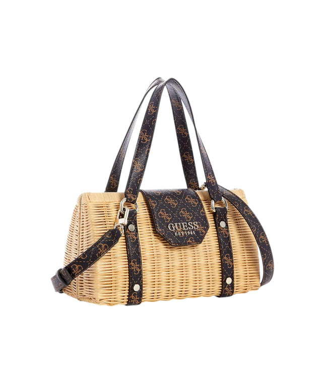 Guess, Paloma, Textile Bag, Brown, SG811206, For Women