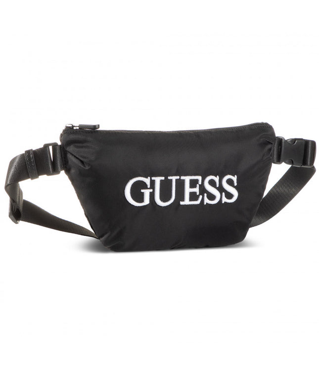 Guess, Quatro, Textile Fanny Pack, Black, 19/28.5 x 17 x 4 cm, For Men