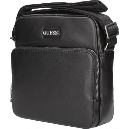 Guess, Torba, Textile Crossbody Bag, Black, 19 x 23 x 2 cm, For Men