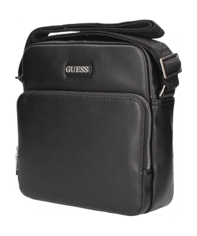Guess, Torba, Textile Crossbody Bag, Black, 19 x 23 x 2 cm, For Men