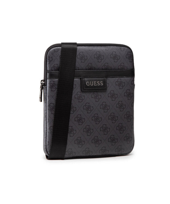 Guess, Vezzola, Textile Crossbody Bag, Black, 19 x 24 x 2cm, For Women