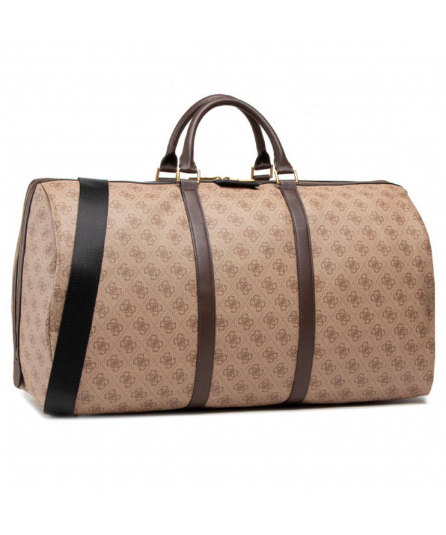 Guess, Vezzola Weekender, Textile Bag, Brown, For Women