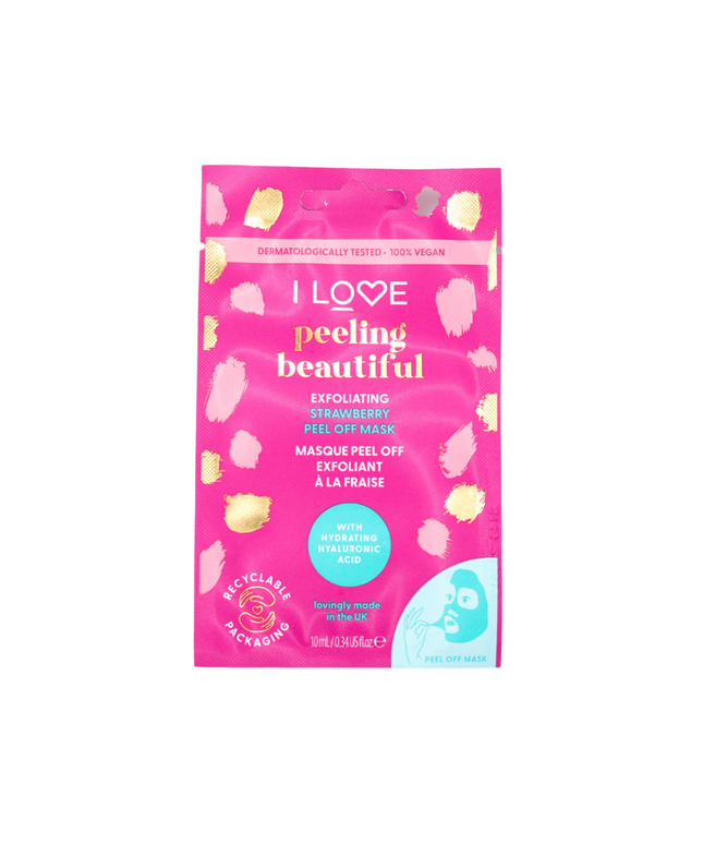 I Love, Beautiful Peeling, Peeling, Sheet Mask, For Face, 10 ml