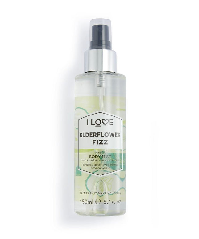 I Love, Signature Collection, Mist Spray, Elderflower Fizz, 150 ml