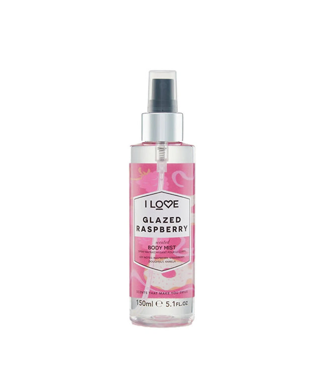 I Love, Signature Collection, Mist Spray, Glazed Raspberry, All Over The Body, 165 ml