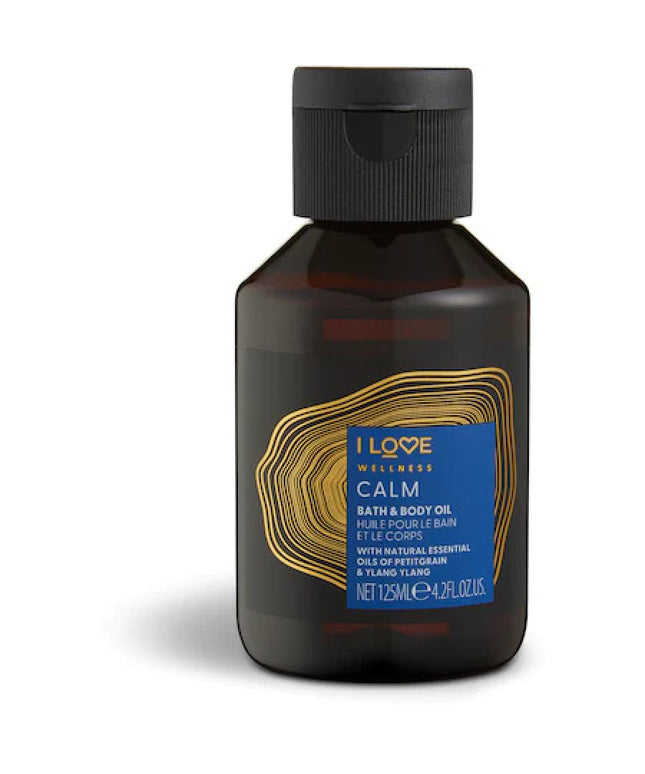 I Love, Wellness Calm, Vitamin E, Hydra-Nourishing, Lavender, Body Oil, 125 ml