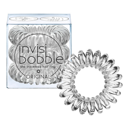 Set Trio, InvisiBobble, Original, Hair Band, Crystal Clear, 3 pcs
