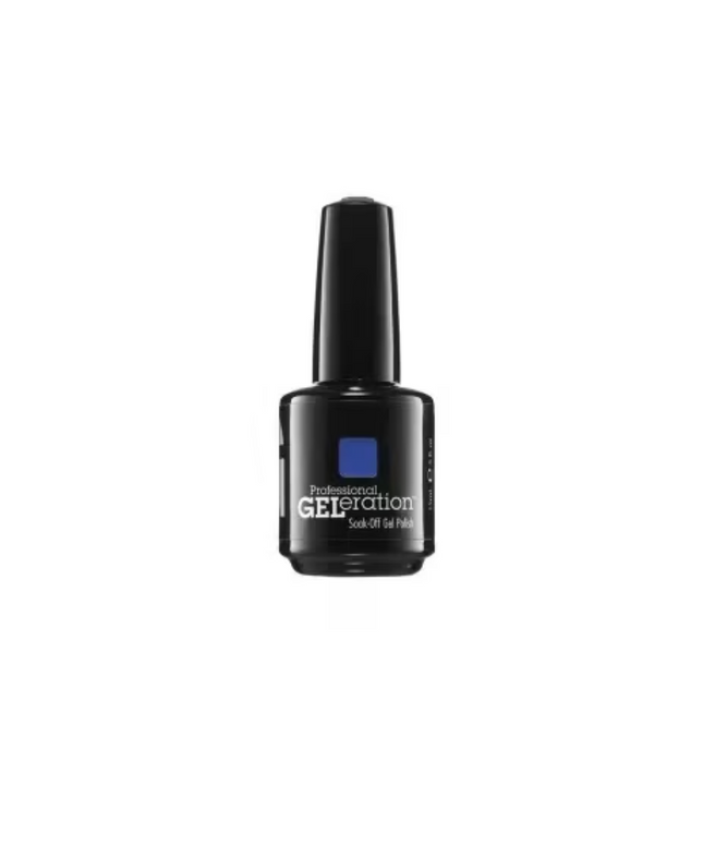 Jessica, GELeration Colours, Semi-Permanent Nail Polish, GEL-1141, Blue, 15 ml
