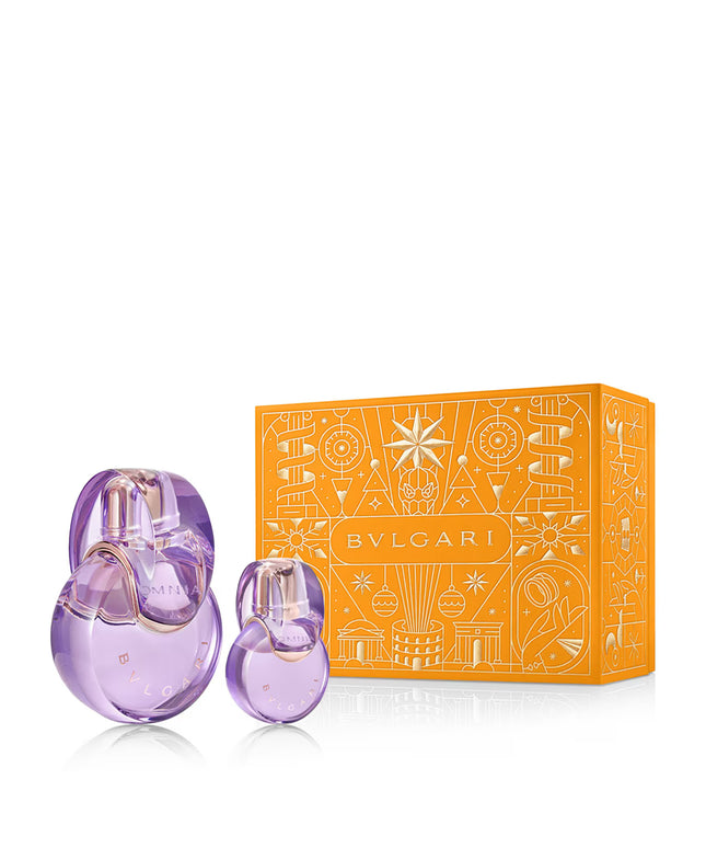 Juice Fragrance Xmas 2024 Set Bvlgari: Omnia Amethyste, Eau De Toilette, For Women, 100 ml + Omnia Amethyste, Eau De Toilette, For Women, 15 ml *Miniature
