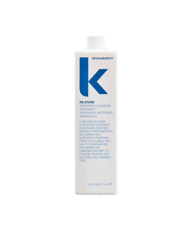 Kevin Murphy, Re Store, Pineapple and Papaya Enzymes Extracts, Hair Treatment Shampoo, For Repairing, 1000 ml