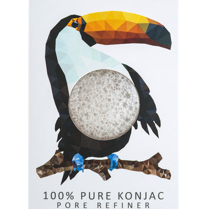 Konjac, Rainforest Toucan, Makeup Sponge