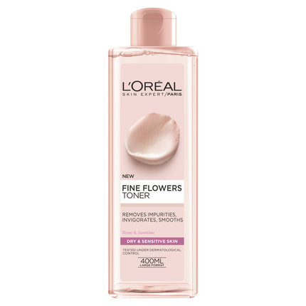 L&#x27;Oreal Paris, Fine Flowers, Eliminates Impurities, Cleansing Toner, 400 ml