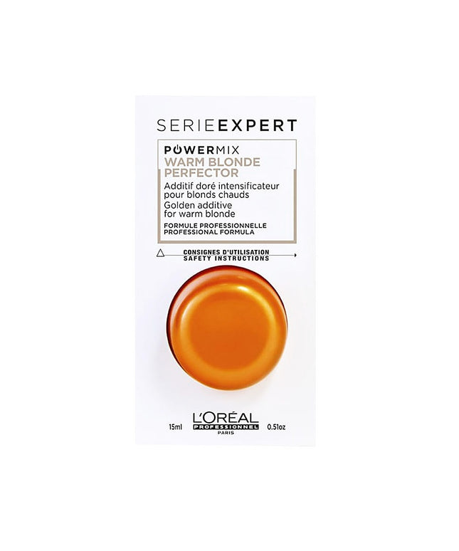 L&#x27;Oreal Professionnel, Serie Expert PowerMix Shot, Hair Cream Treatment, Warm Blonde, 15 ml