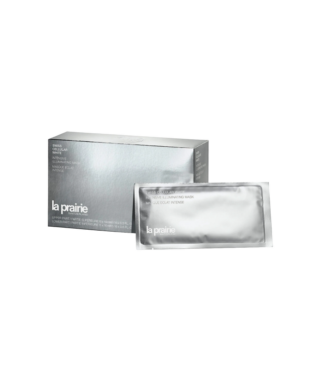 Set, La Prairie, Swiss Cellular White, Smoothing, Densifying &amp; Illuminating, Sheet Mask, For Face, Day &amp; Night, 12 pcs, 14 ml
