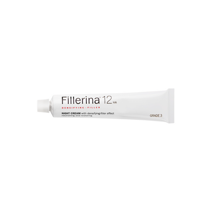 Labo, Fillerina 12HA Densifying Filler Grade 3, Nourishing &amp; Restoring, Night, Cream, For Face, 50 ml