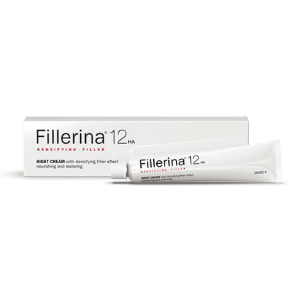 Labo, Fillerina 12HA Densifying Filler Grade 4, Nourishing &amp; Restoring, Night, Cream, For Face, 50 ml