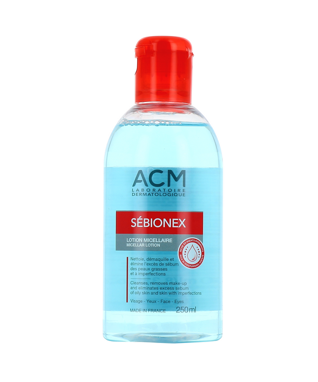 Laboratoire ACM, Sebionex, Eliminates Impurities, Micellar Water, For All Skin Types, 250 ml