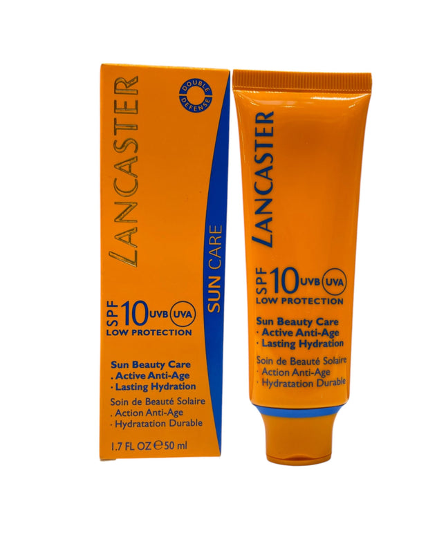 Lancaster, Sun Beauty, Anti-Ageing, Sunscreen Cream, For Face, SPF 10, 50 ml