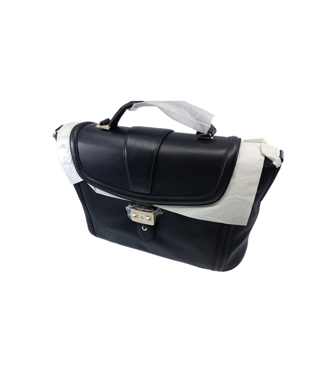 Lancel, Lancel, Leather Handbag, Black
