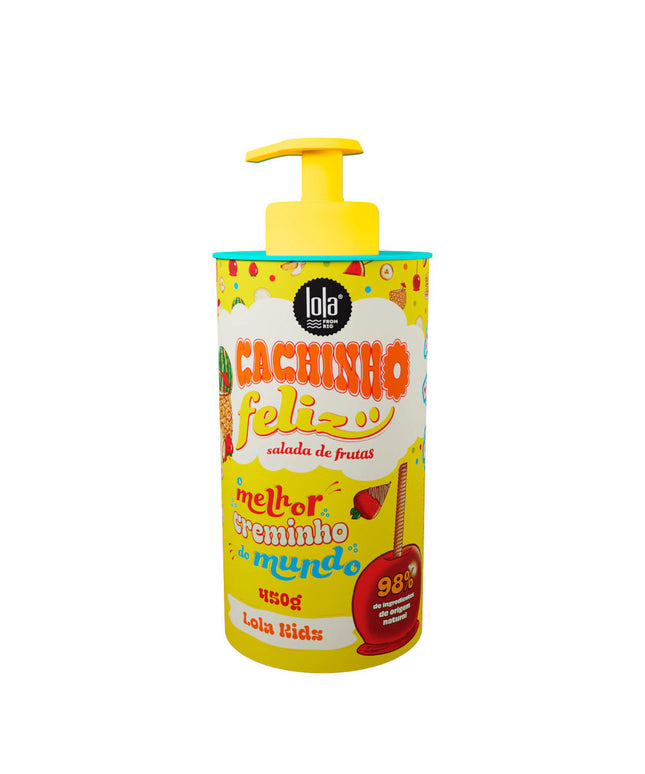 Lola Cosmetics, Cachinho Feliz Kids, Fruits, Hair Styling Cream, Flexible Hold, 480 g