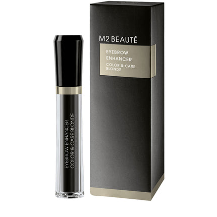 M2 Beaute, Eyebrow Enhancer Color &amp; Care, Vegan, Growth, Eyebrow Gel, Blonde, 6 ml