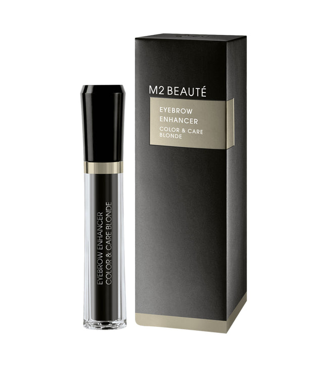 M2 Beaute, Eyebrow Enhancer Color &amp; Care, Vegan, Growth, Eyebrow Gel, Blonde, 6 ml