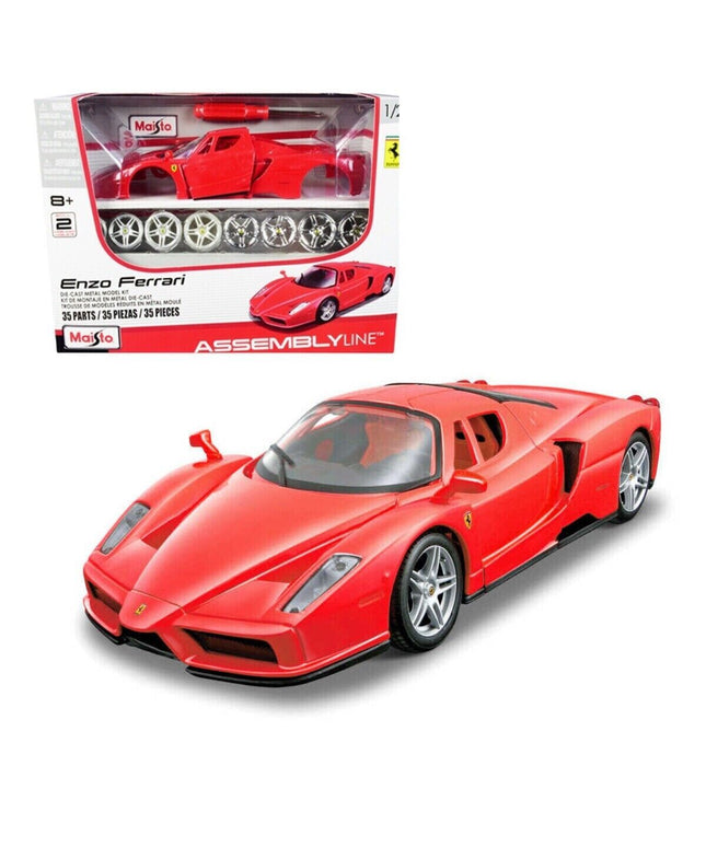 Maisto, Assembly Line, Ferrari Enzo, Toy Car, 1:24, 8+ years
