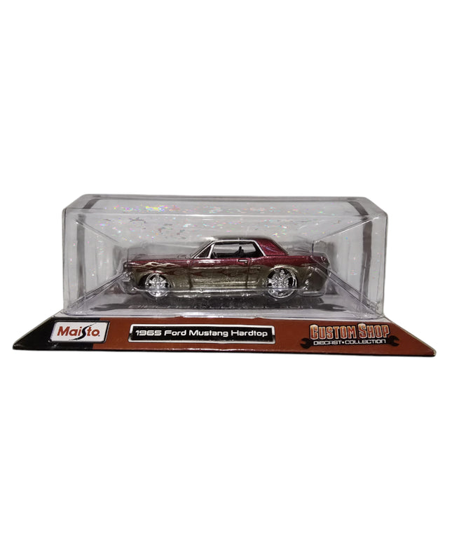Maisto, Custom Shop Diecast, 1965 Mustang Hardtop, Toy Car, Cherry, 3+ years