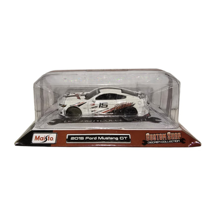 Maisto, Custom Shop Diecast, 2015 Ford Mustang Gt, Toy Car, White, 3+ years