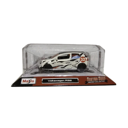 Maisto, Custom Shop Diecast, Volkswagen R32, Toy Car, White, 3+ years