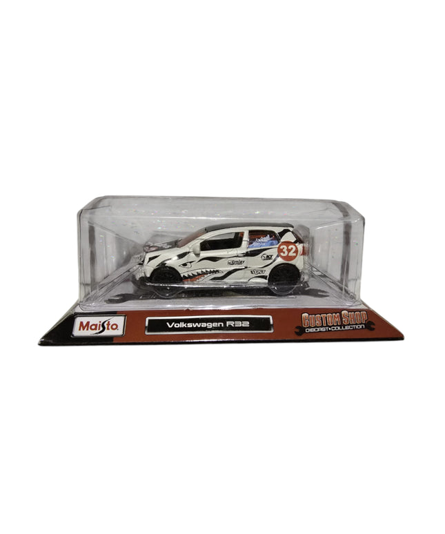 Maisto, Custom Shop Diecast, Volkswagen R32, Toy Car, White, 3+ years
